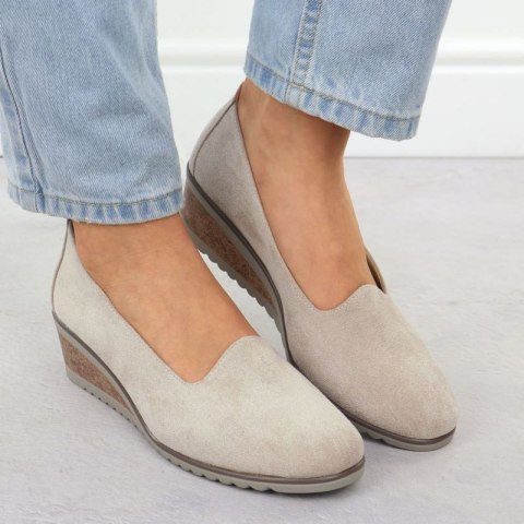 Półbuty na koturnie Potocki W SZ12276 WOL285B