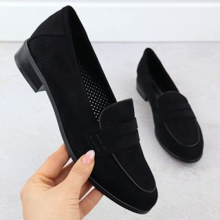 Półbuty zamszowe lordsy Potocki W SZ12585 WOL291A