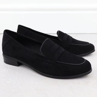 Półbuty zamszowe lordsy Potocki W SZ12585 WOL291A