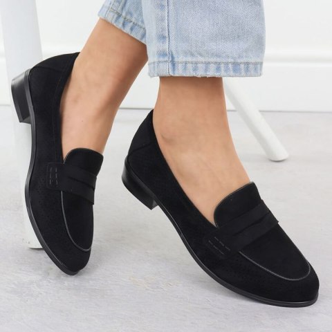 Półbuty zamszowe lordsy Potocki W SZ12585 WOL291A