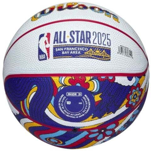 Piłka do koszykówki Wilson 2025 NBA All Star Mini Ball WZ3020201XB Piłka do koszykówki Wilson 2025 NBA All Star Mini Ball WZ3020201XB