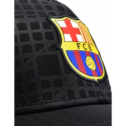Czapka z daszkiem FC Barcelona bejsbolówka Cap Cross Black FCB 5001GEXNN