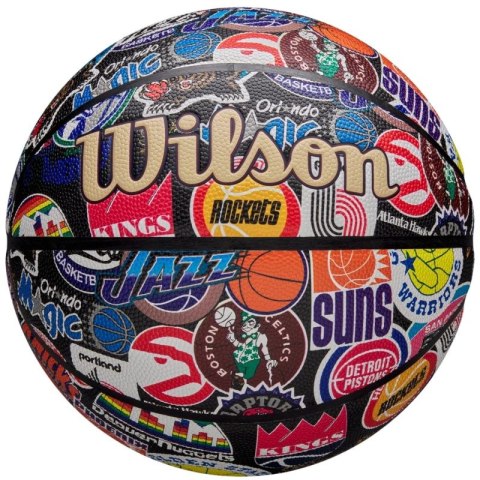Piłka do koszykówki Wilson NBA All Team Retro Ball WZ4028501XB Piłka do koszykówki Wilson NBA All Team Retro Ball WZ4028501XB