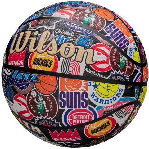 Piłka do koszykówki Wilson NBA All Team Retro Ball WZ4028501XB Piłka do koszykówki Wilson NBA All Team Retro Ball WZ4028501XB