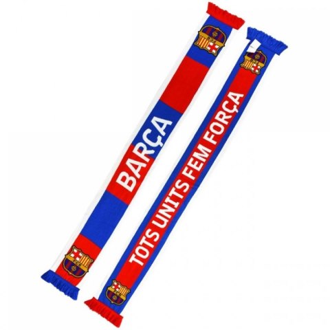 Szalik FC Barcelona Double Knitted Scarf N30 5004BUD30 Szalik FC Barcelona Double Knitted Scarf N30 5004BUD30