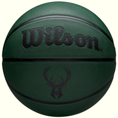 Piłka do koszykówki Wilson NBA Team Tribute Solid Milwaukee Bucks Ball WZ4025417XB Piłka do koszykówki Wilson NBA Team Tribute Solid Milwaukee Bucks Ball WZ4025417XB