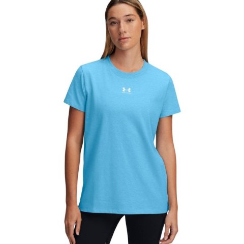 Koszulka Under Armour Rival Core SS W 1383648 453 Koszulka Under Armour Rival Core SS W 1383648 453