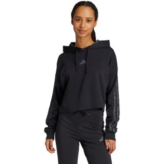 Bluza adidas Essentials 3 Stripes Print French Terry Hoodie W JC6244