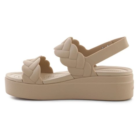 Sandały Crocs Brooklyn Woven Low Wedge W 209977-212