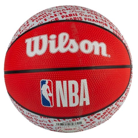 Piłka do koszykówki Wilson NBA City Paris Mini Ball WZ4033001XB Piłka do koszykówki Wilson NBA City Paris Mini Ball WZ4033001XB