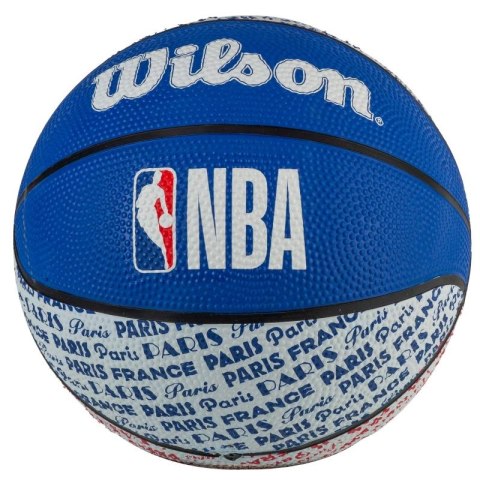 Piłka do koszykówki Wilson NBA City Paris Mini Ball WZ4033001XB Piłka do koszykówki Wilson NBA City Paris Mini Ball WZ4033001XB