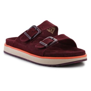 Klapki D.Franklin Nordic Sandal Buckle W DFSH405004-BURG