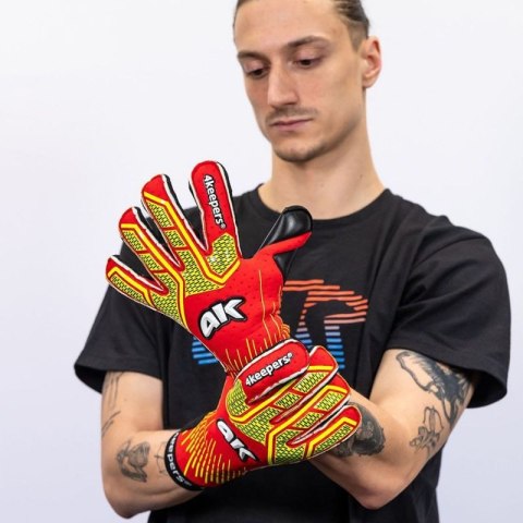 Rękawice bramkarskie 4keepers Neo Elegant Neo Lava RF2G Jr S982858 Rękawice bramkarskie 4keepers Neo Elegant Neo Lava RF2G Jr S982858
