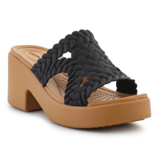 Klapki Crocs Brooklyn Woven Slide Heel W 209979-001
