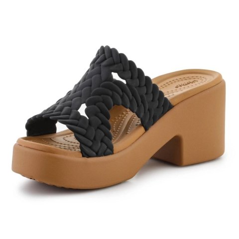 Klapki Crocs Brooklyn Woven Slide Heel W 209979-001