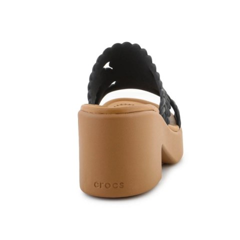Klapki Crocs Brooklyn Woven Slide Heel W 209979-001