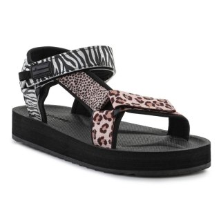 Sandały D.Franklin Forest High Strips Animal Print W DFSH404002-ABLA