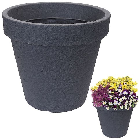 Doniczka donica okrągła ogrodowa zewnętrzna duża 39 cm Doniczka donica okrągła ogrodowa zewnętrzna duża 39 cm