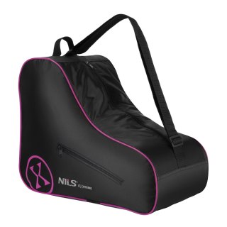 TS306 TORBA Z ZAMKIEM NA ŁYŻWOROLKI RÓŻOWA ONE SIZE NILS EXTREME