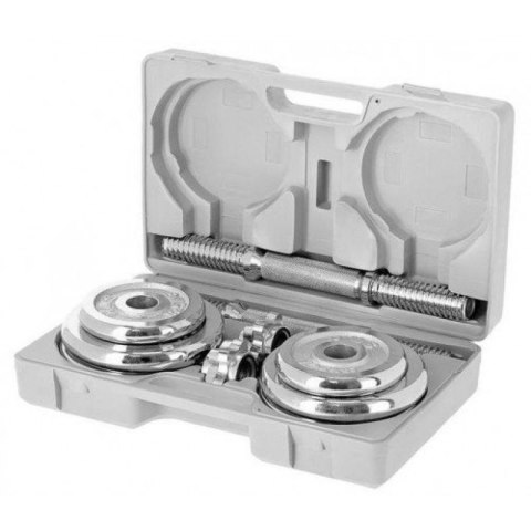 Sztangielki w walizce CHROME HMS 2x10kg STC20 Sztangielki w walizce CHROME HMS 2x10kg STC20