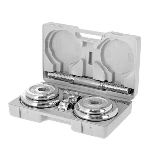 Sztangielki w walizce CHROME HMS 2x10kg STC20 Sztangielki w walizce CHROME HMS 2x10kg STC20