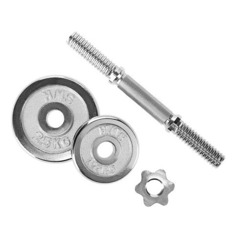 Sztangielki w walizce CHROME HMS 2x10kg STC20 Sztangielki w walizce CHROME HMS 2x10kg STC20