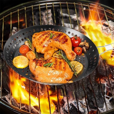 Patelnia do grillowania / płyta grillowa perforowana nieprzywierająca 31 cm