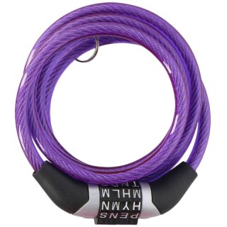 Zapięcie rowerowe Dunlop spiralne,szyfr 0,6x120 cm 1042688