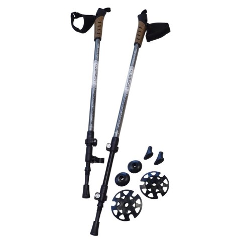Kije Trekkingowe Regulowane Składane z Szybkozłączką KUBISPORT 72-140 cm Kije Trekkingowe Regulowane Składane z Szybkozłączką KUBISPORT 72-140 cm