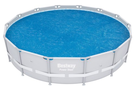 Mata Plandeka Basenowa Solarna Grzewcza Solidna do Basenu BESTWAY 427 cm Mata Plandeka Basenowa Solarna Grzewcza Solidna do Basenu BESTWAY 427 cm