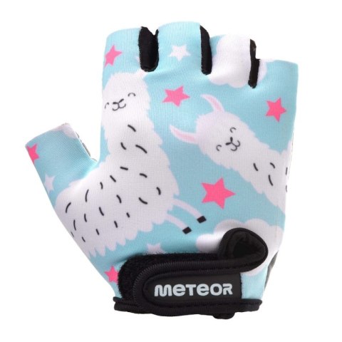 Rękawiczki rowerowe Meteor Kids Alpacas Jr 17393 roz. S Rękawiczki rowerowe Meteor Kids Alpacas Jr 17393 roz. S