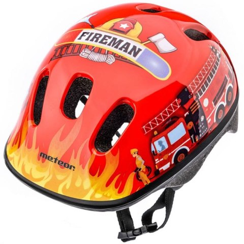 Kask rowerowy Meteor KS06 Firetracker rozm. XS 44-48 cm Jr 24836