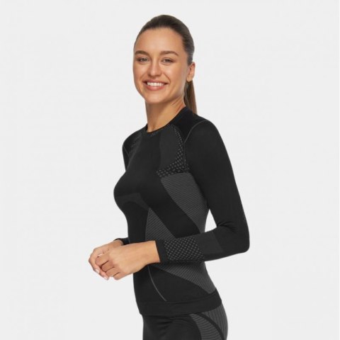 Koszulka termoaktywna Alpinus Active Base Layer czarno-szara W GT43180 Koszulka termoaktywna Alpinus Active Base Layer czarno-szara W GT43180