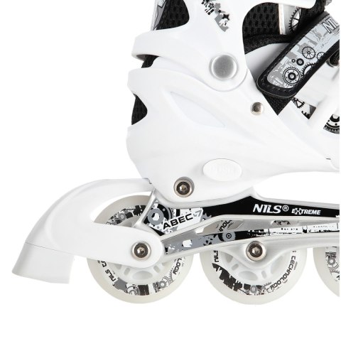 NH10905 4w1 BIAŁE LED ROZM. M(35-38) ŁYŻWOROLKI Z WYM. PŁOZĄ HOKEJOWĄ NILS EXTREME NH10905 4w1 BIAŁE LED ROZM. M(35-38) ŁYŻWOROLKI Z WYM. PŁOZĄ HOKEJOWĄ NILS EXTREME