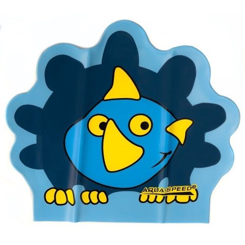 Czepek pływacki Aqua-Speed lateksowy ZOO Dino Junior niebieski Czepek pływacki Aqua-Speed lateksowy ZOO Dino Junior niebieski