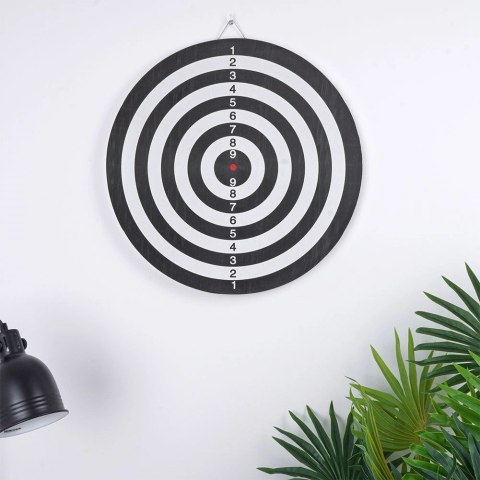 Tarcza do gry w darta drewniana dwustronna 42 cm Tarcza do gry w darta drewniana dwustronna 42 cm
