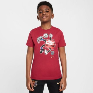 Koszulka Nike FC Barcelona Character Tee Jr FZ0173-620