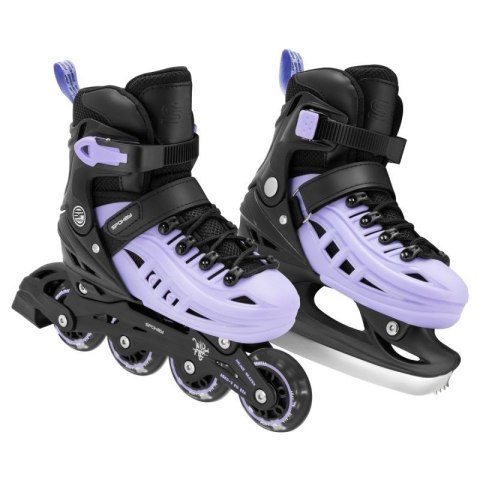 Łyżworolki Spokey 4W1 4One Jr SPK-944650 r. 34-38 Łyżworolki Spokey 4W1 4One Jr SPK-944650 r. 34-38