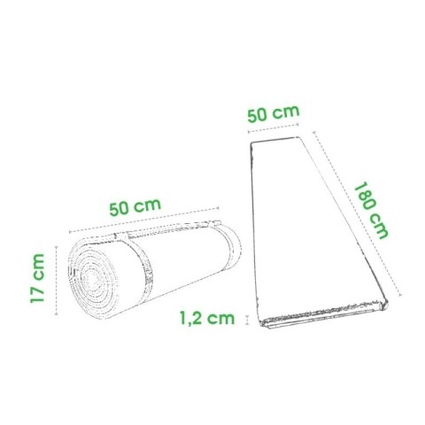 MATA SPOKEY CAMPREST 2-warstwowa 180x50x1,2 /82982 MATA SPOKEY CAMPREST 2-warstwowa 180x50x1,2 /82982