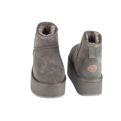 Buty EMU Australia Stinger Micro Flatform W W13082-CHAR Buty EMU Australia Stinger Micro Flatform W W13082-CHAR