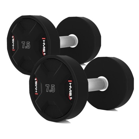 HPC SET ZESTAW HANTLI POLIURETANOWYCH 2 x 2.5 - 25 KG CPU (275 KG) HMS HPC SET ZESTAW HANTLI POLIURETANOWYCH 2 x 2.5 - 25 KG CPU (275 KG) HMS