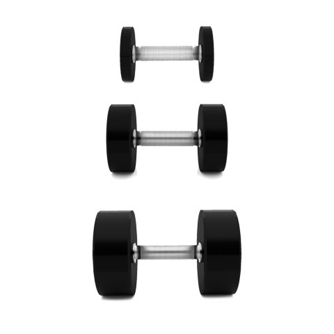 HPC SET ZESTAW HANTLI POLIURETANOWYCH 2 x 2.5 - 25 KG CPU (275 KG) HMS HPC SET ZESTAW HANTLI POLIURETANOWYCH 2 x 2.5 - 25 KG CPU (275 KG) HMS