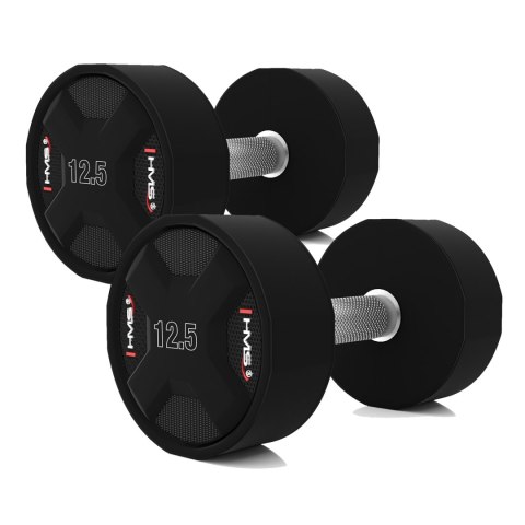 HPC SET ZESTAW HANTLI POLIURETANOWYCH 2 x 2.5 - 25 KG CPU (275 KG) HMS HPC SET ZESTAW HANTLI POLIURETANOWYCH 2 x 2.5 - 25 KG CPU (275 KG) HMS