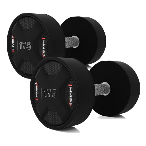 HPC SET ZESTAW HANTLI POLIURETANOWYCH 2 x 2.5 - 25 KG CPU (275 KG) HMS HPC SET ZESTAW HANTLI POLIURETANOWYCH 2 x 2.5 - 25 KG CPU (275 KG) HMS