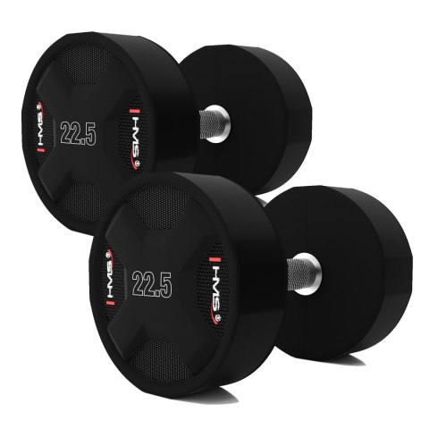 HPC SET ZESTAW HANTLI POLIURETANOWYCH 2 x 2.5 - 25 KG CPU (275 KG) HMS HPC SET ZESTAW HANTLI POLIURETANOWYCH 2 x 2.5 - 25 KG CPU (275 KG) HMS