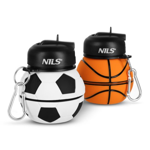 NC4104 BUTELKA SPORTOWA SKŁADANA 550ML FOOTBALL NILS NC4104 BUTELKA SPORTOWA SKŁADANA 550ML FOOTBALL NILS