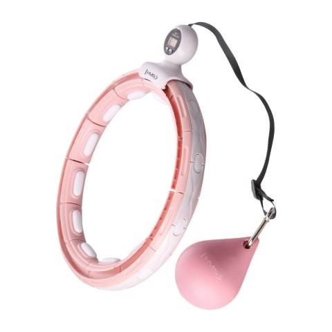 HHM15 HULA HOP PINK Z MAGNESEM I OBCIĄŻNIKIEM + LICZNIK HMS HHM15 HULA HOP PINK Z MAGNESEM I OBCIĄŻNIKIEM + LICZNIK HMS