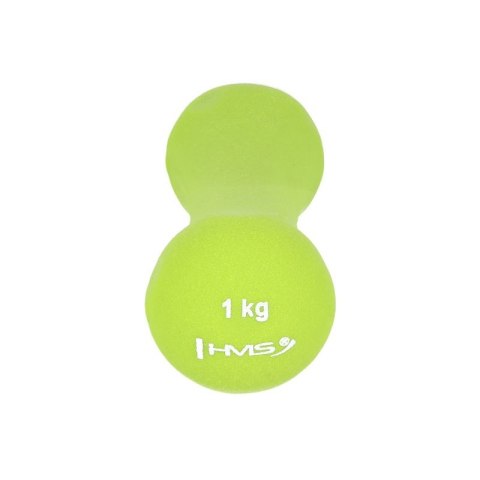Ciężarek żeliwny pokryty neoprenem HMS 1kg 17025 17-47-112 Ciężarek żeliwny pokryty neoprenem HMS 1kg 17025 17-47-112
