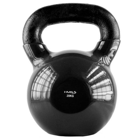 Kettlebell żeliwny pokryty winylem black HMS KNV20 Kettlebell żeliwny pokryty winylem black HMS KNV20