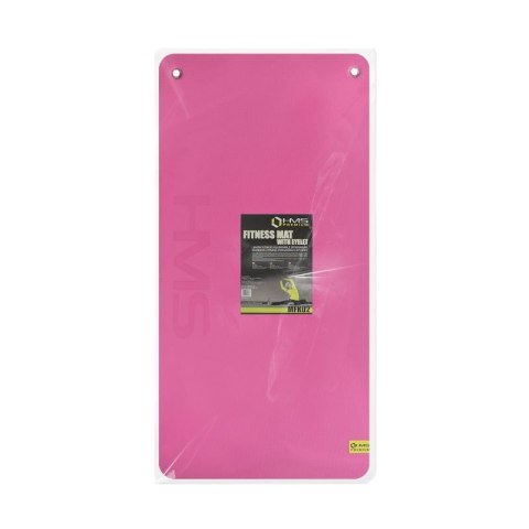 Mata fitness klubowa z otworami HMS Premium MFK02 Pink-Black Mata fitness klubowa z otworami HMS Premium MFK02 Pink-Black